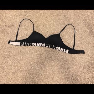 Pink Victoria’s Secret bra